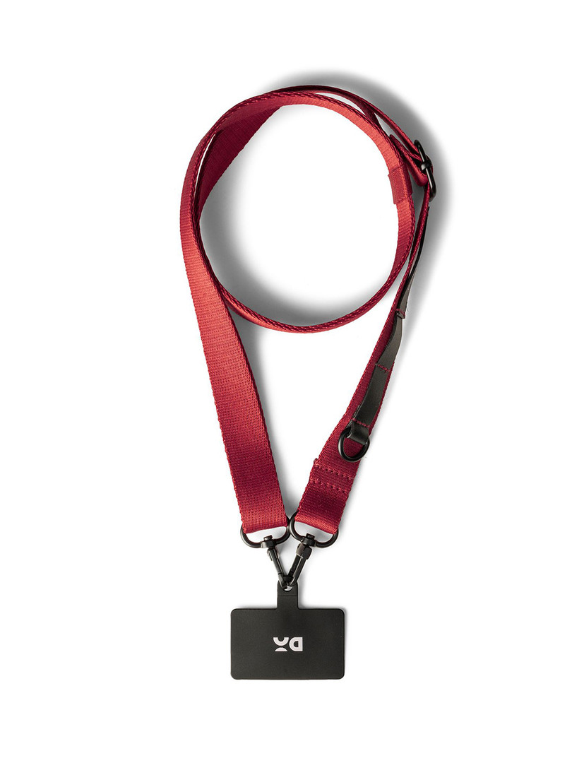 Phone accessories DailyObjects Red Crossbody Utility Phone Lanyard Strap